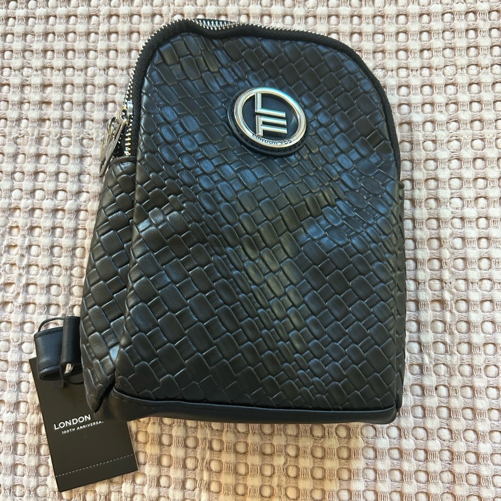 Black Quilted Backpack